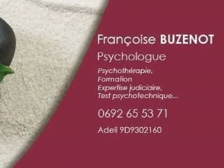 Françoise Buzenot Psychologue et psychothérapeute à Sainte-Anne